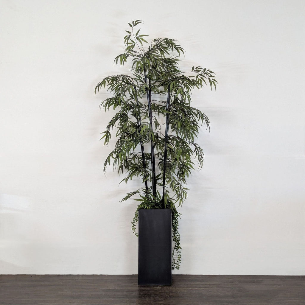 Faux Bamboo Palm in Pot