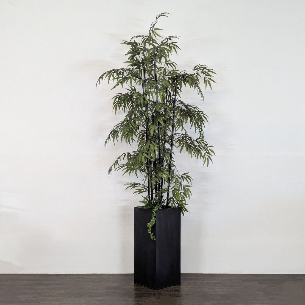 Faux Bamboo Palm in Pot