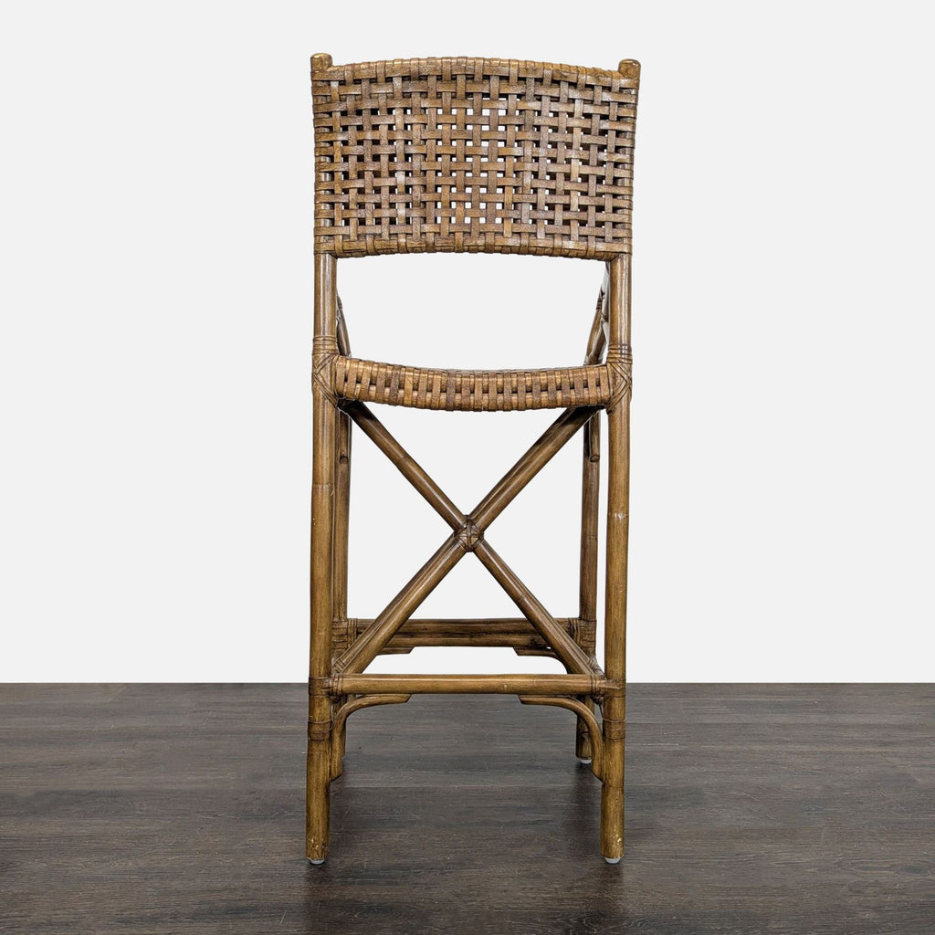 Rattan & Bamboo Bar Stool