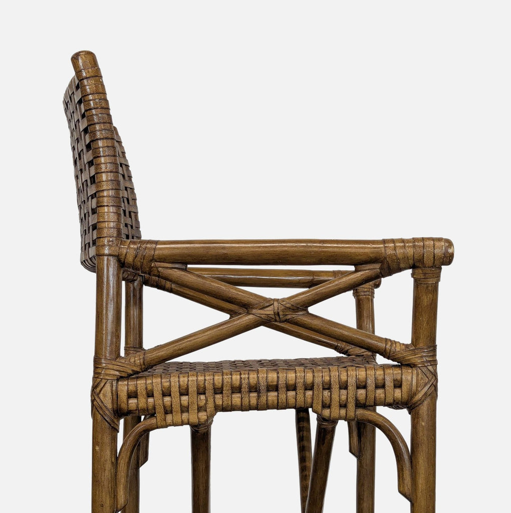 Rattan & Bamboo Bar Stool