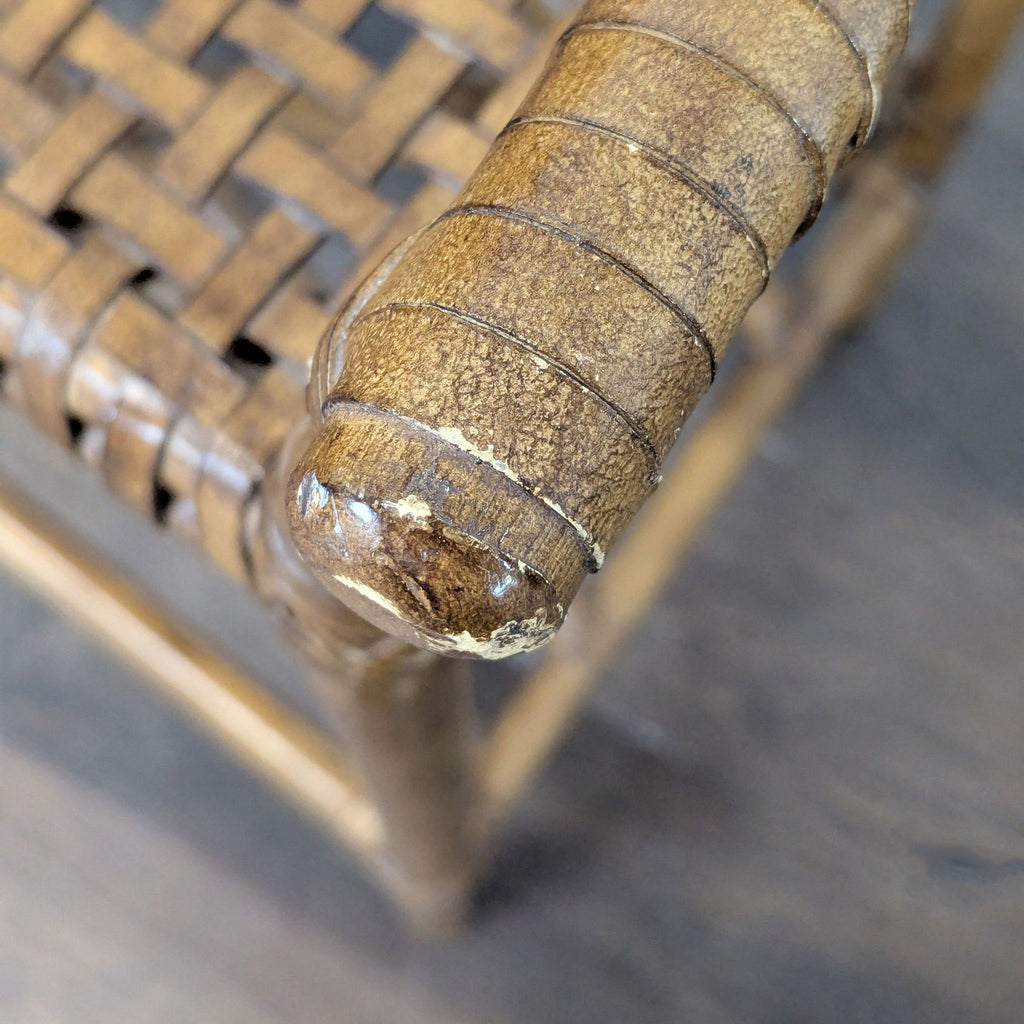 Rattan & Bamboo Bar Stool