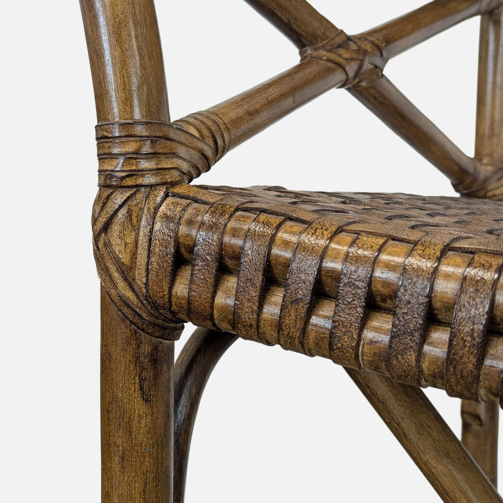 Rattan & Bamboo Bar Stool