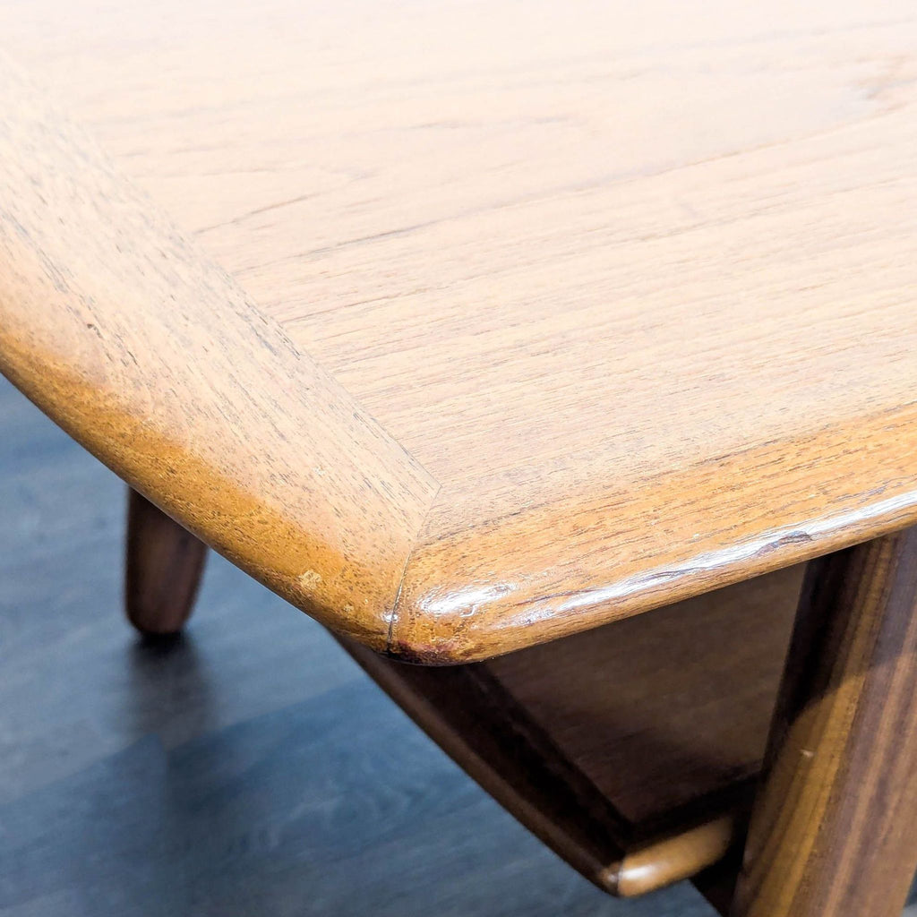 Mid-Century Coffee Table with Shelf