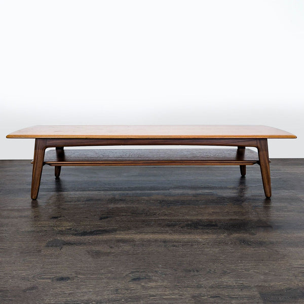 Mid-Century Coffee Table with Shelf