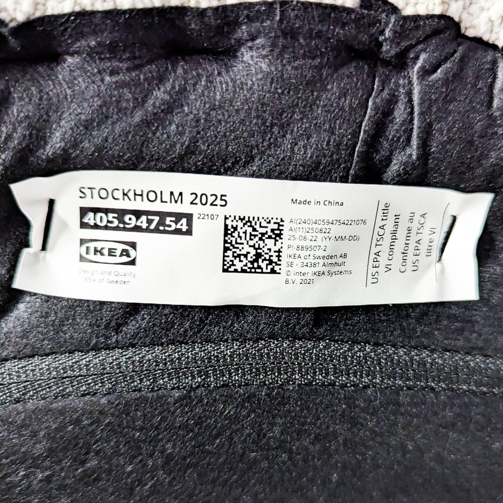 Ikea
Stockholm 2025 Armchair
Original Price $400
Perfect Condition
https://www.ikea.com/us/en/p/stockholm-2025-armchair-djurmo-gray-white-40594754/