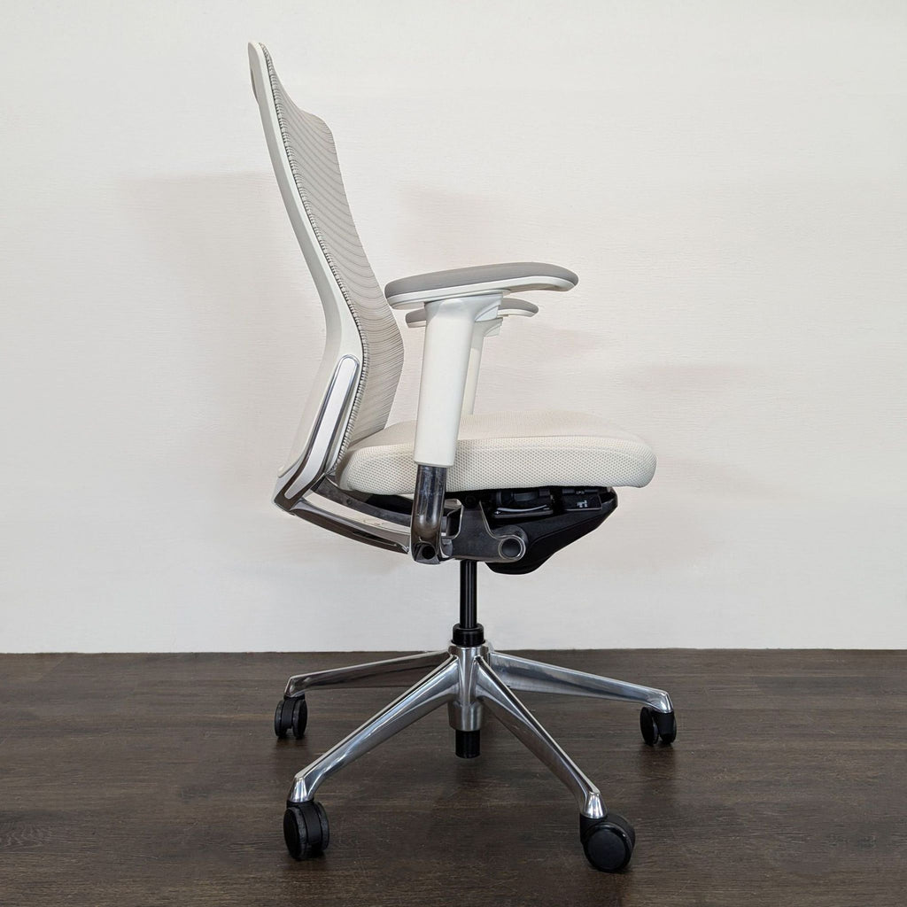 Room & Board Okamura Modern Mesh Office Chair with Adjustable Arms