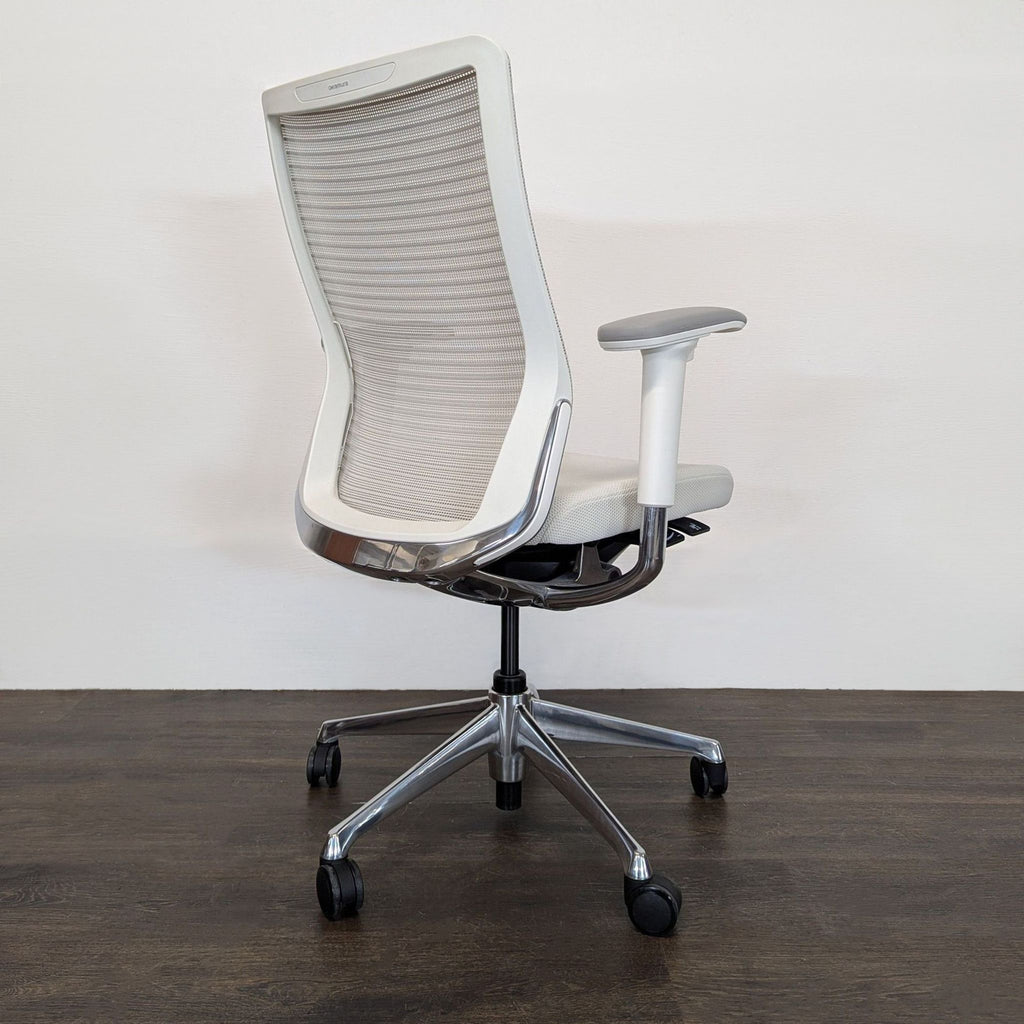 Room & Board Okamura Modern Mesh Office Chair with Adjustable Arms