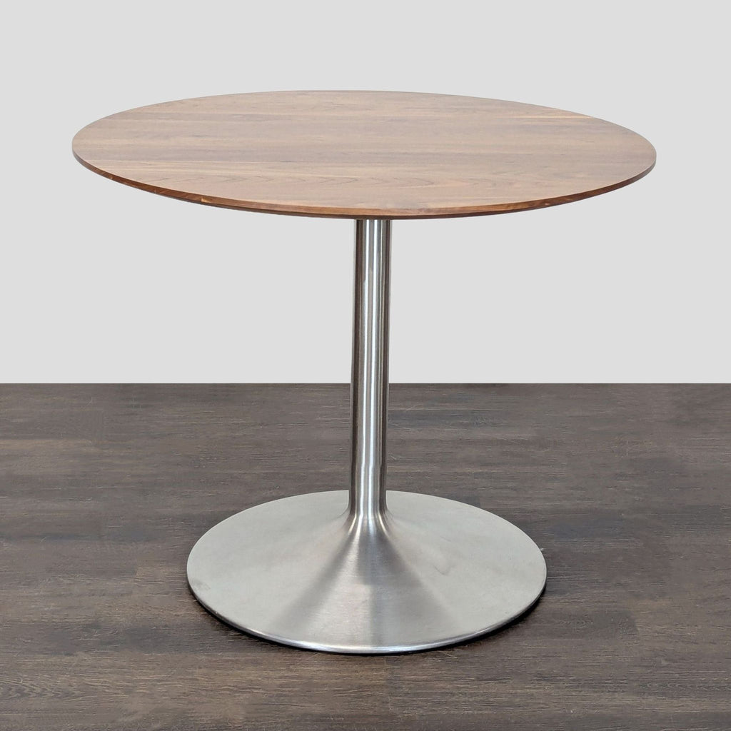 Room & Board Aria Modern 3-Piece Dining Set - Round Wood Table with 2 Chairs
