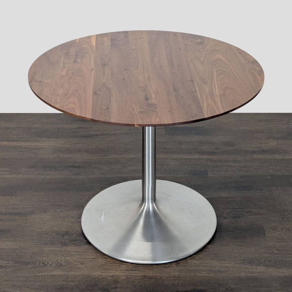 Room & Board Aria Modern 3-Piece Dining Set - Round Wood Table with 2 Chairs