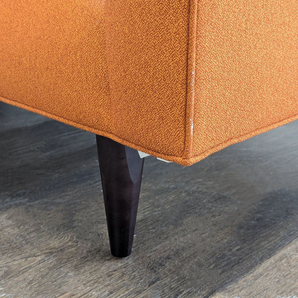 Design Within Reach 3-Seat Sofa in Burnt Orange Fabric