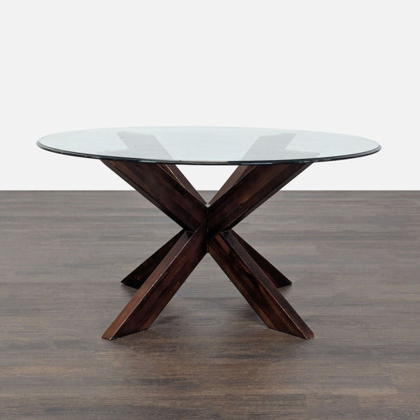 Certainly! However, I did not receive any images or a full description in your message. If you provide a description of the coffee table or some visual details, I can generate three alt texts, each under 100 characters, tailored to the item. Please provide more information or re-upload the images.