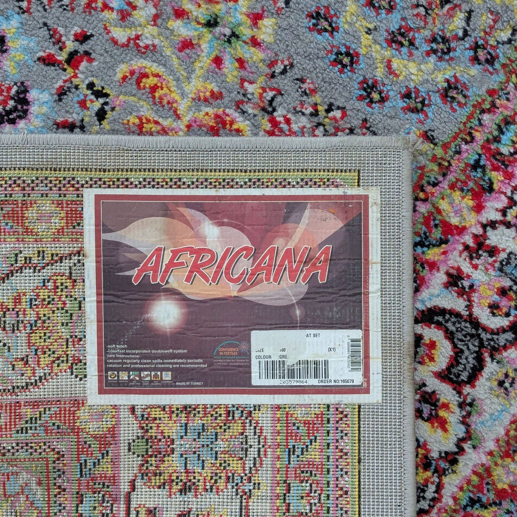 Elegant Africana 6X9 rug suitable for large rooms, offering comfort and visual appeal.