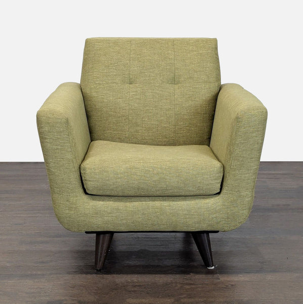 Joybird Hughes Mid-Century Modern Green Lounge Chair