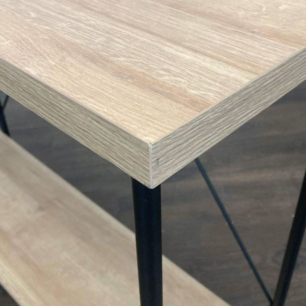 Two Tier Console Table on Metal Frame