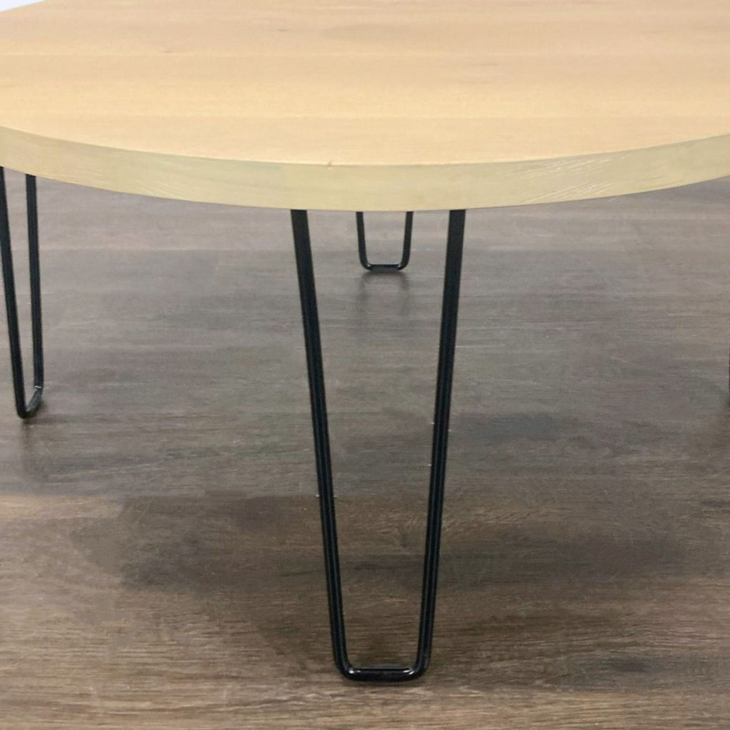 Hearth & Hane Wood & Wire Coffee Table