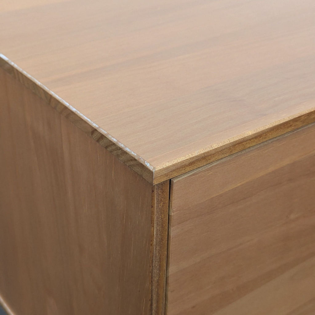 Two Door Media Console with Interior Shelving