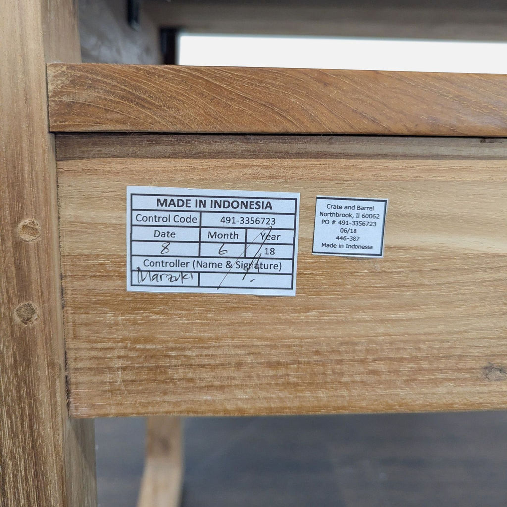 Crate & Barrel Linea Nightstand