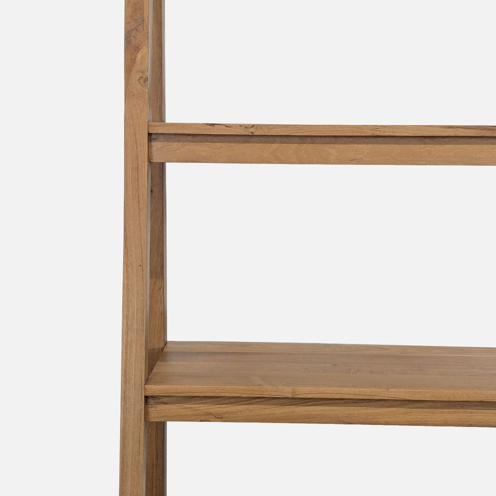 Crate & Barrel Strut Natural Teak 4-Shelf Bookshelf - Accepted Offer (18.60% discount)