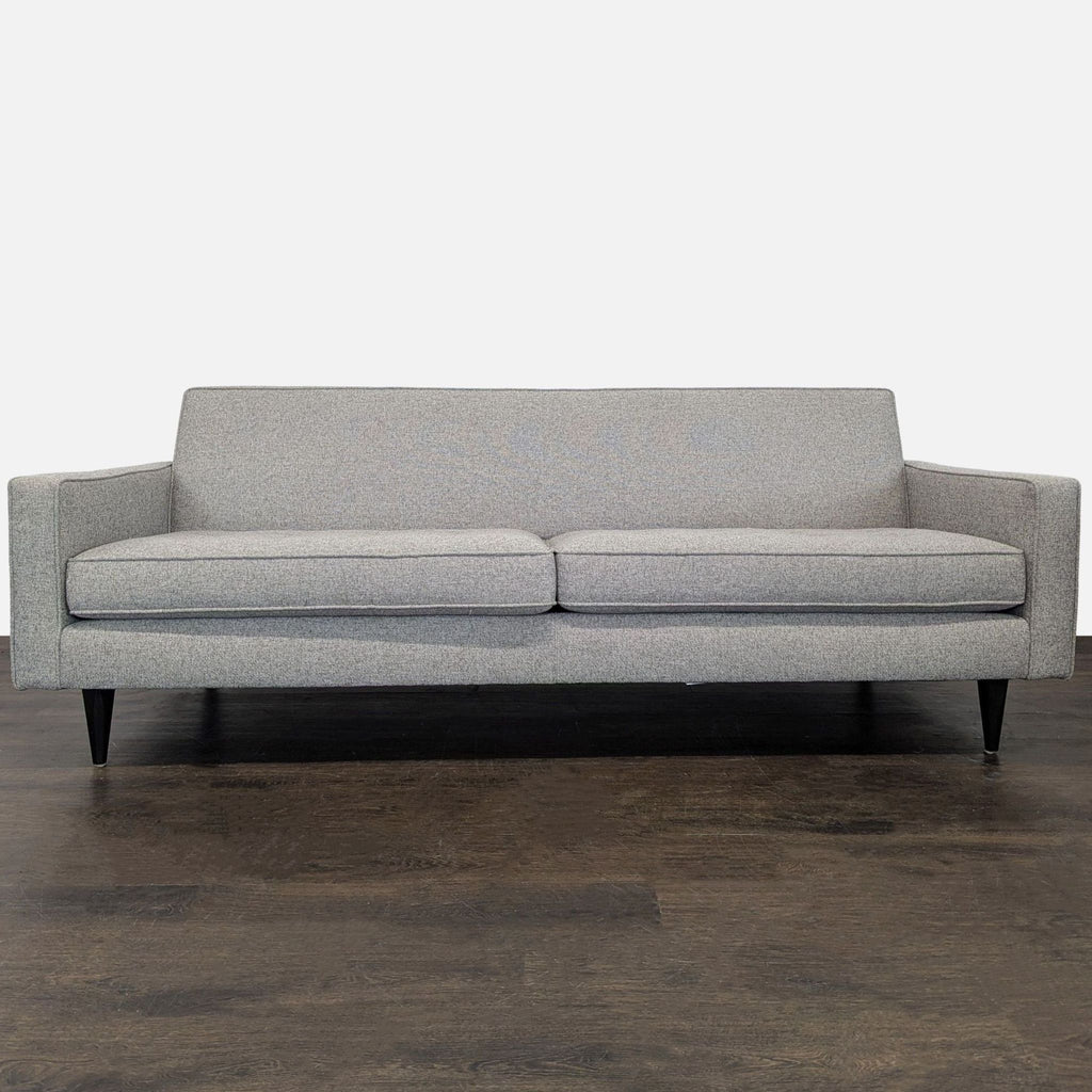Room and Board Reese 85” Modern Gray 3-Seat Sofa