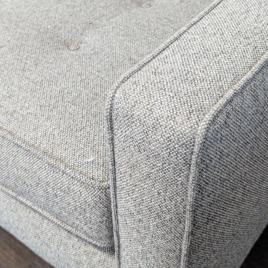 Room and Board Reese 85” Modern Gray 3-Seat Sofa
