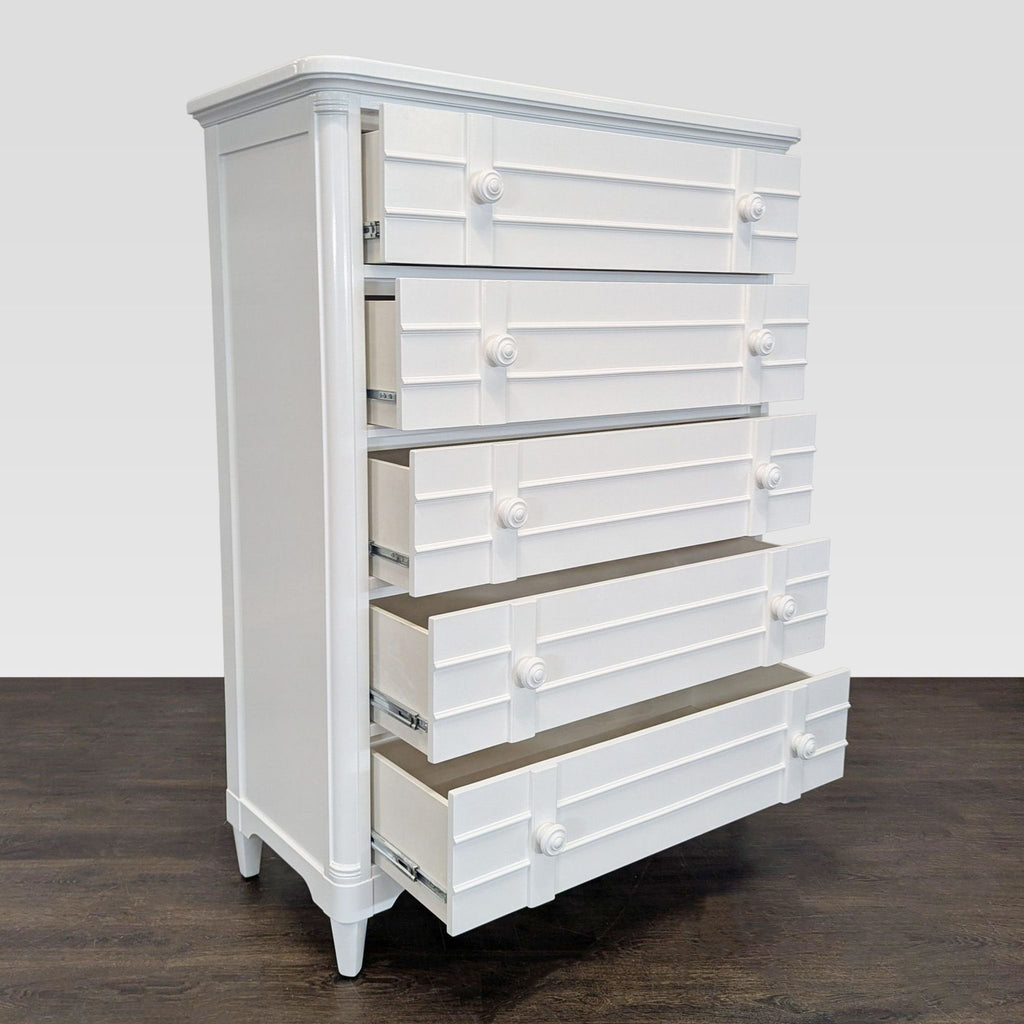Stanley Furniture Cypress Grove White 5-Drawer Tall Dresser – Modern Classic Storage