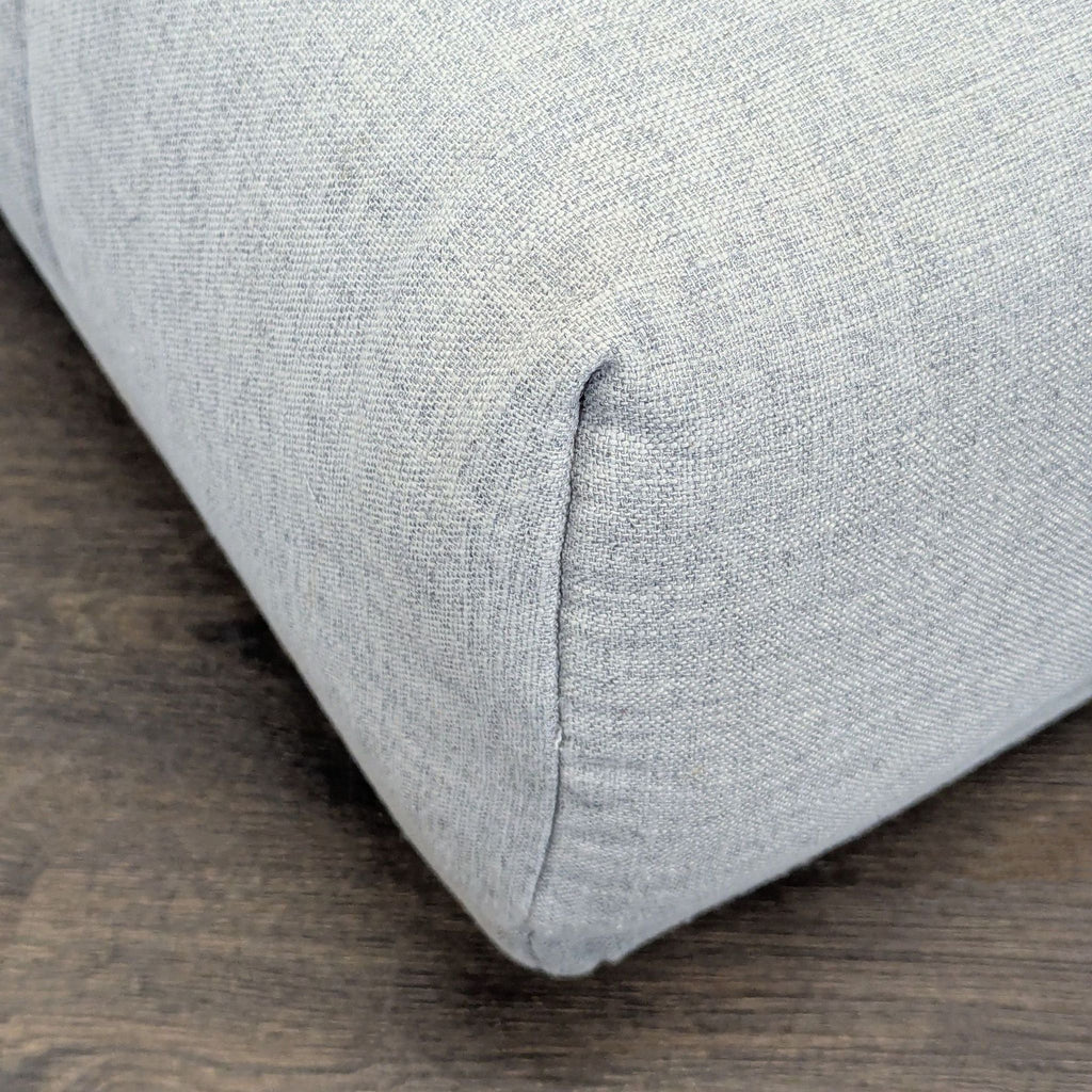 Modern Grey 3-Seat Sofa with Adjustable Backrests