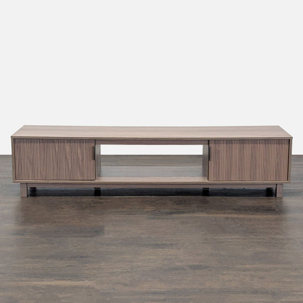 Wood Media Console