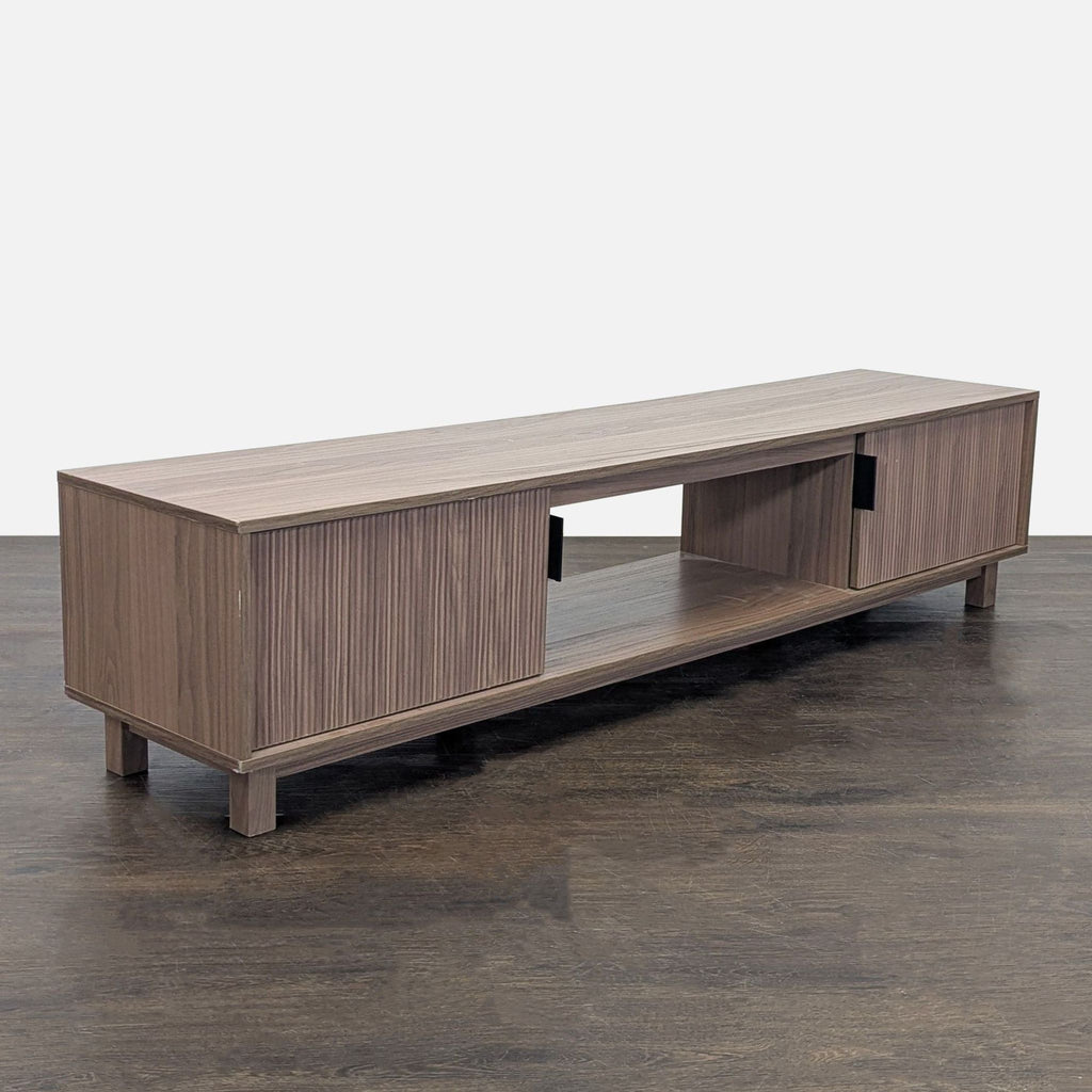 Wood Media Console