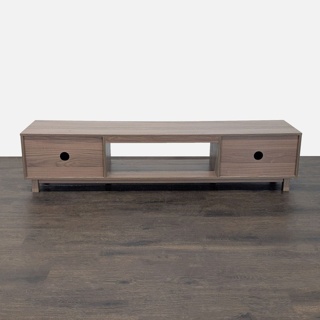 Wood Media Console