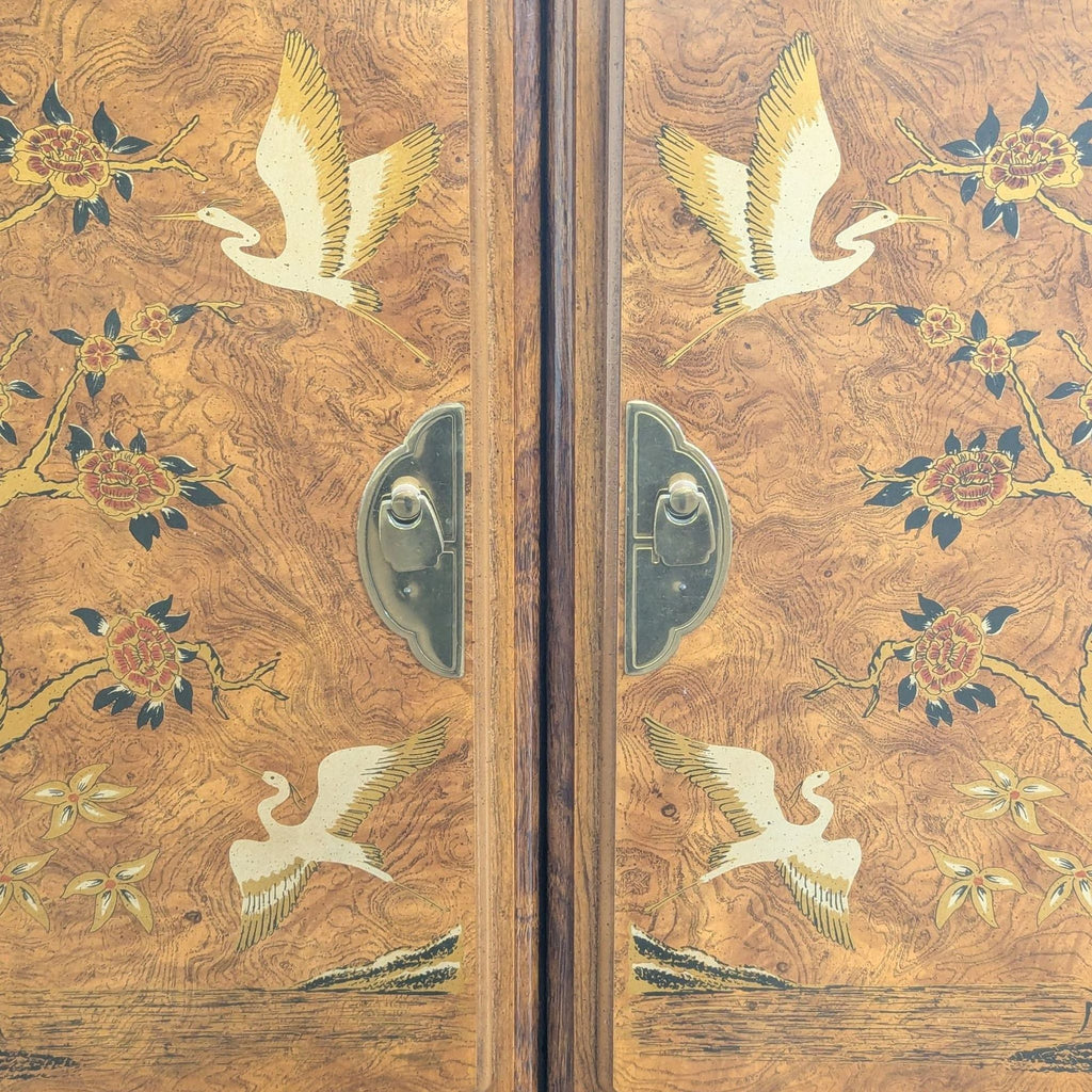 Chinese Style Two Drawer Cabinet