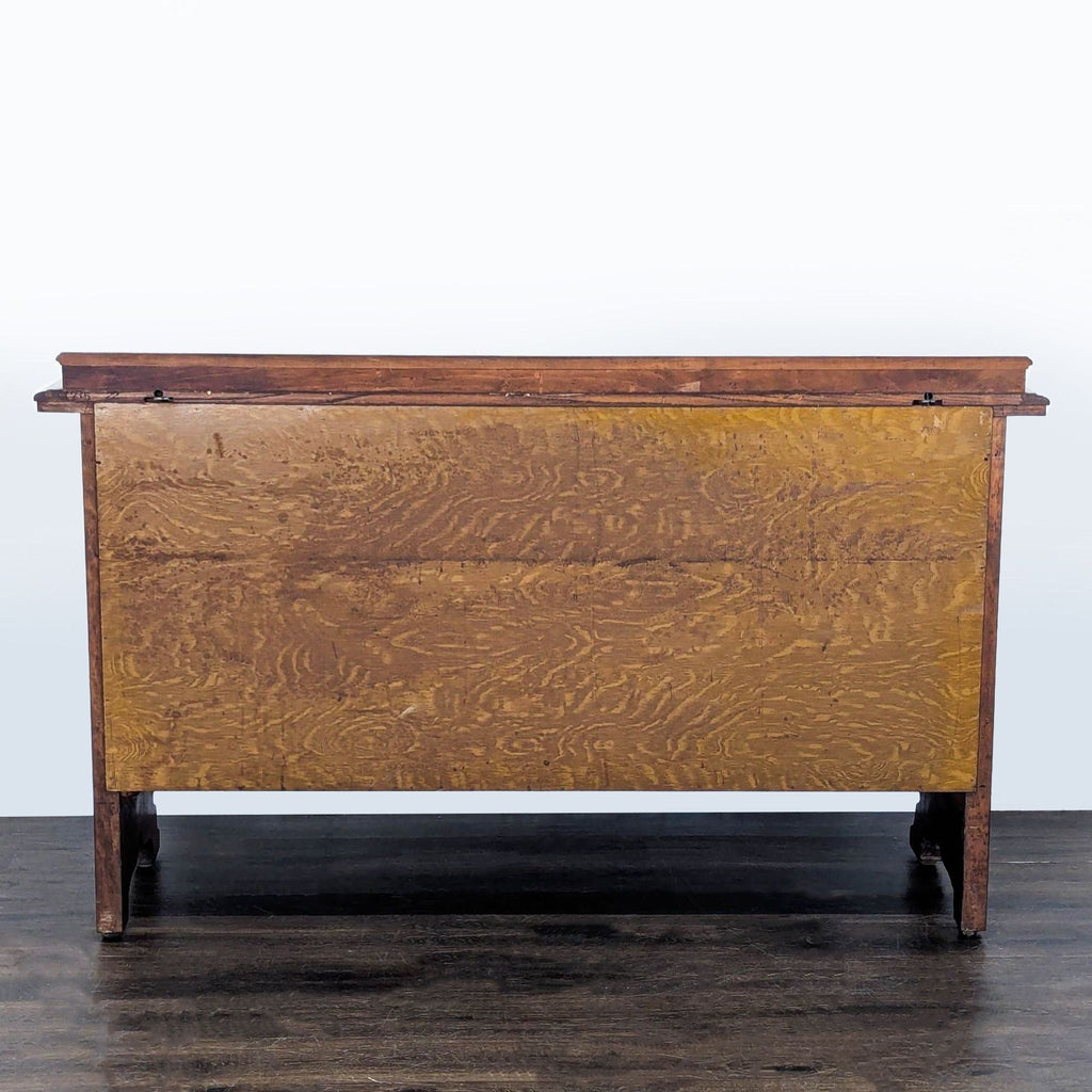 Vintage Wooden Sideboard with Decorative Accents