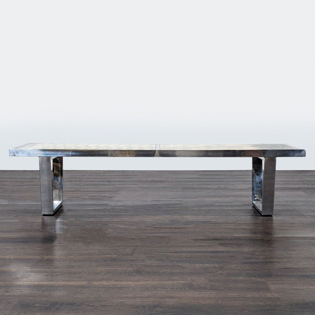 Modway Sauna Stainless Steel Bench