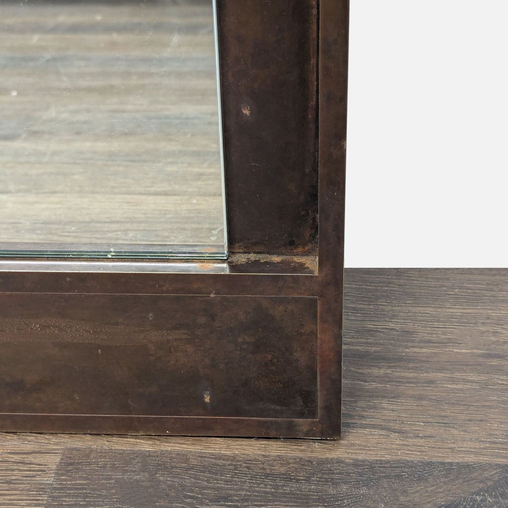 Custom Standing Metal Framed Mirror