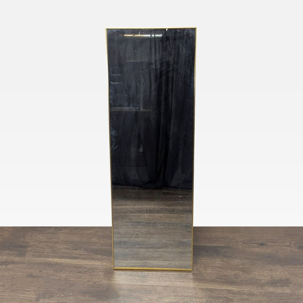 Pottery Barn Stowe Brass/Gold Standing Mirror