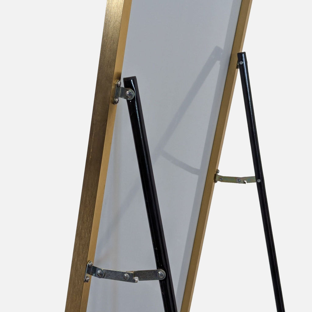 Pottery Barn Stowe Brass/Gold Standing Mirror