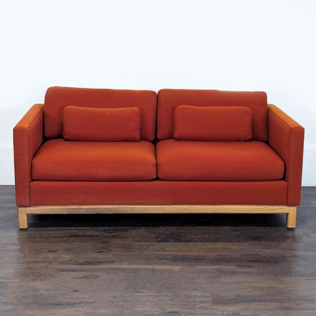 Certainly! As you did not provide the images or a full description, I’ll craft three general, distinct alt texts for a "Loveseat" item, each under 100 characters: