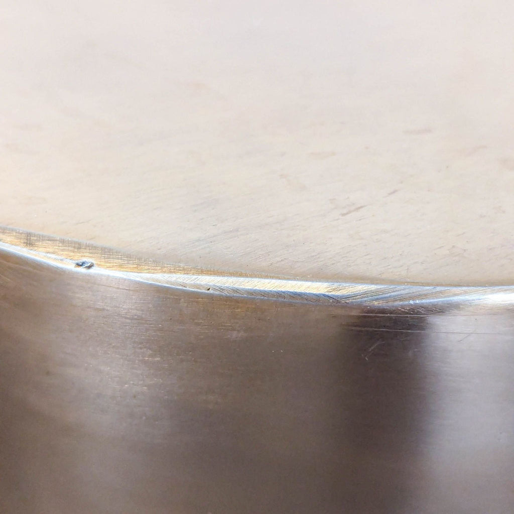 Hourglass Metal Accent Table