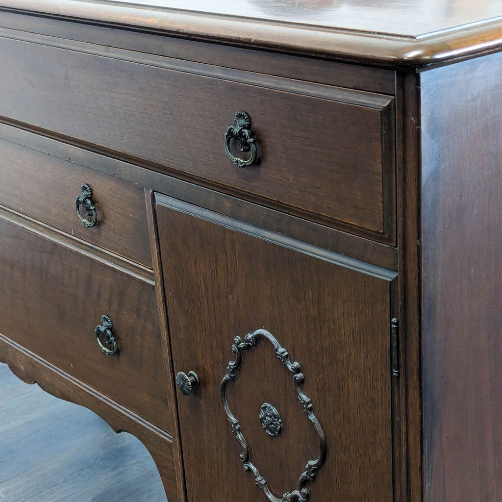 Vintage Three Drawer Sideboard
