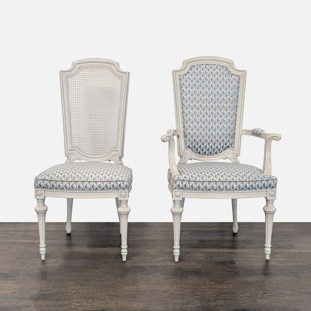 Set of Six French Style Dining Chairs