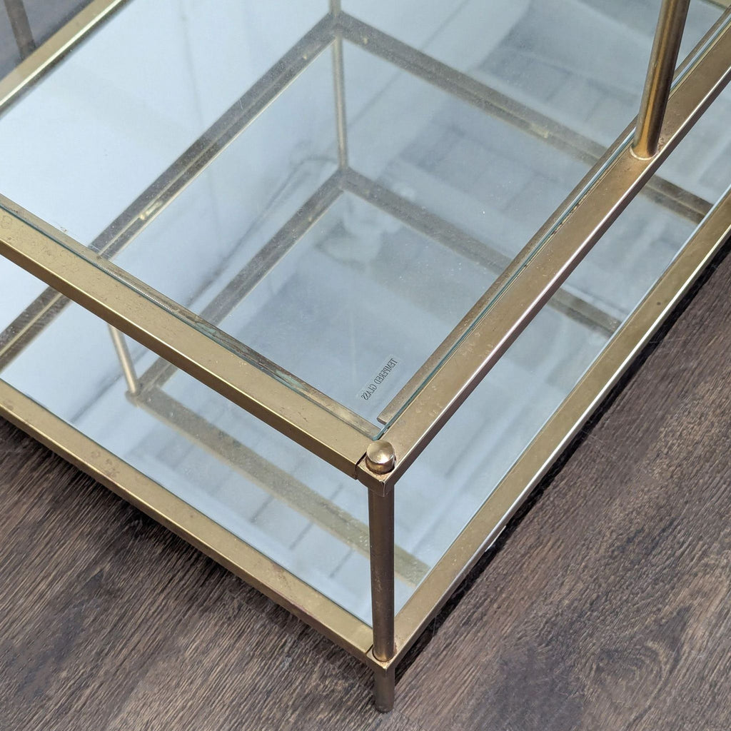 Stair Step Accent End Table
