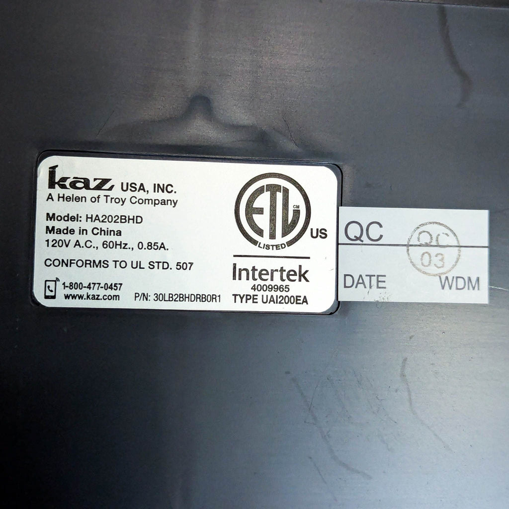 Honeywell Air Purifier – Black, Compact HEPA Filter, Tabletop Room Air Cleaner