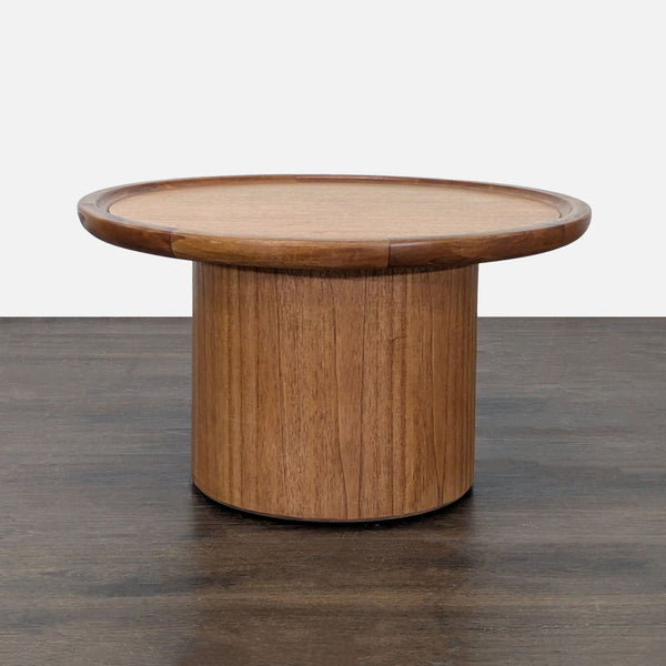 1. Safavieh coffee table with a modern design, featuring a sleek top and sturdy legs for living room decor.  