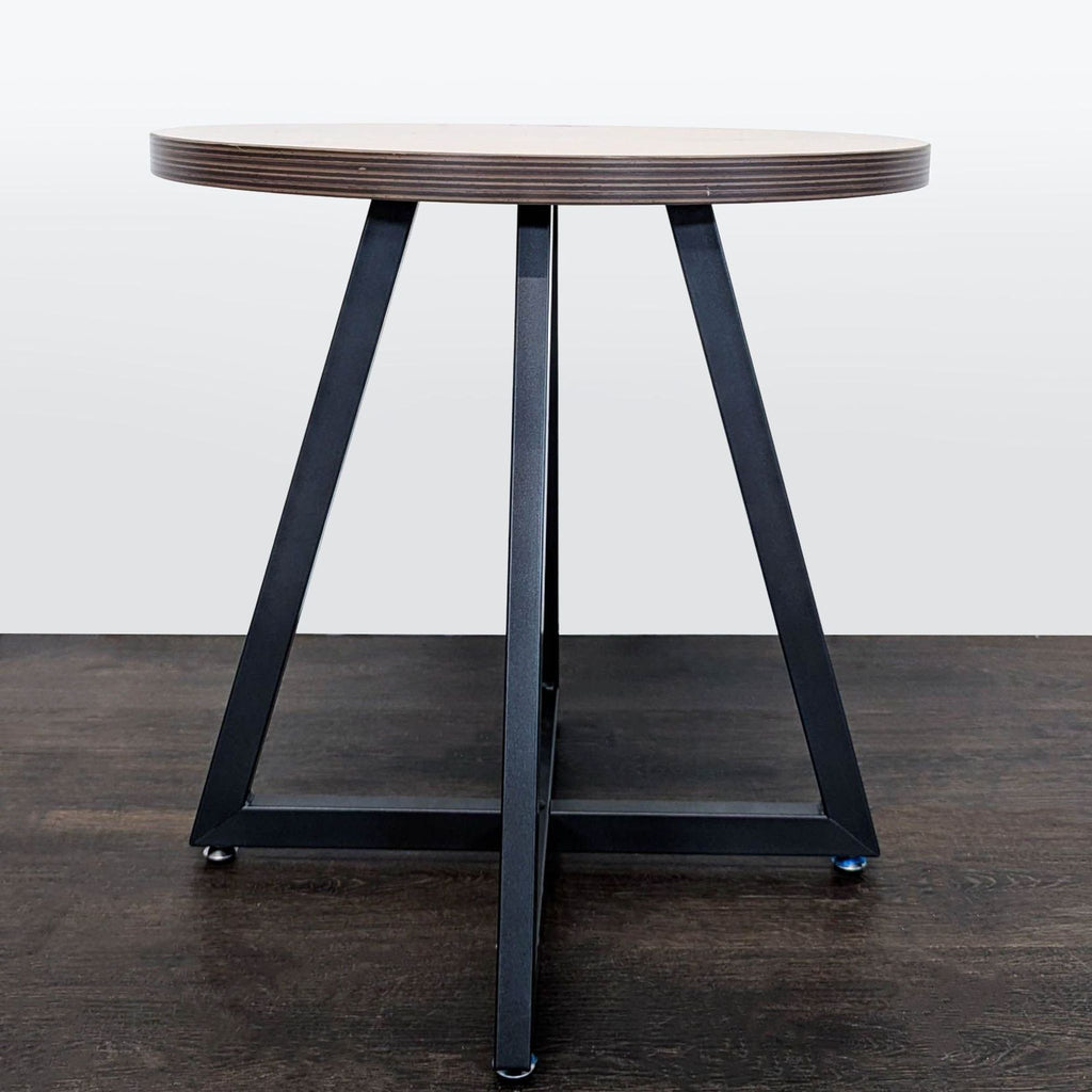 New Pacific Direct Wood Top Accent Table