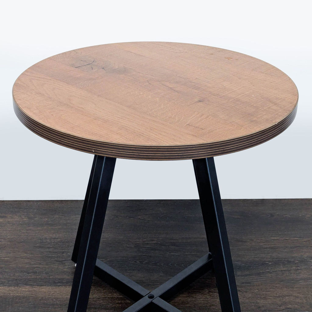 New Pacific Direct Wood Top Accent Table