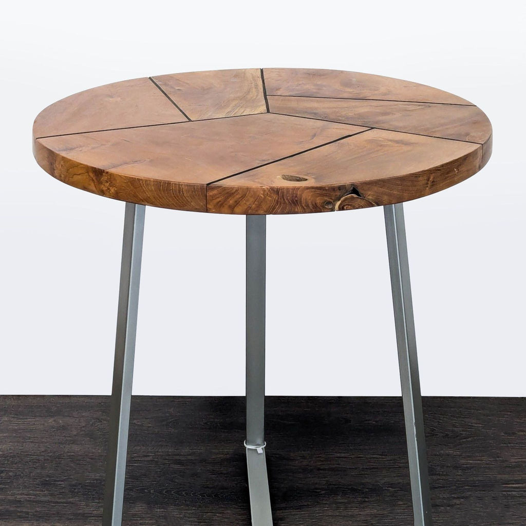 New Pacific Direct Leon Reclaimed Teak Wood End Table