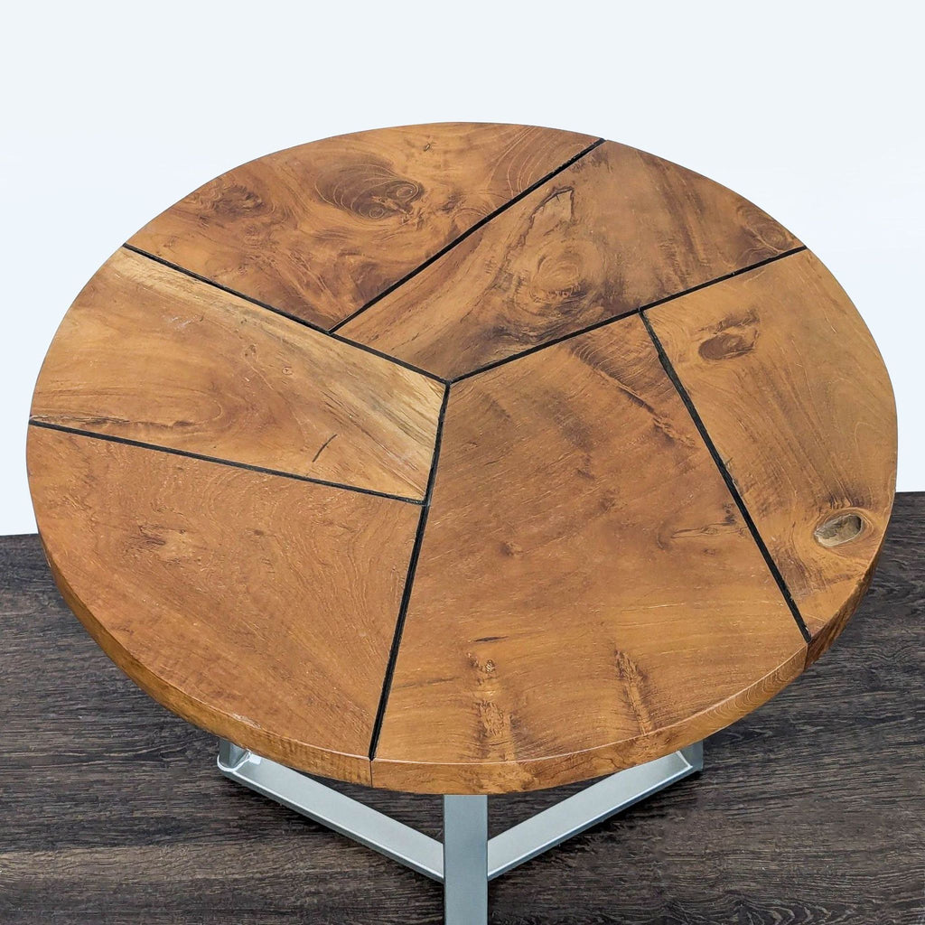 New Pacific Direct Leon Reclaimed Teak Wood End Table