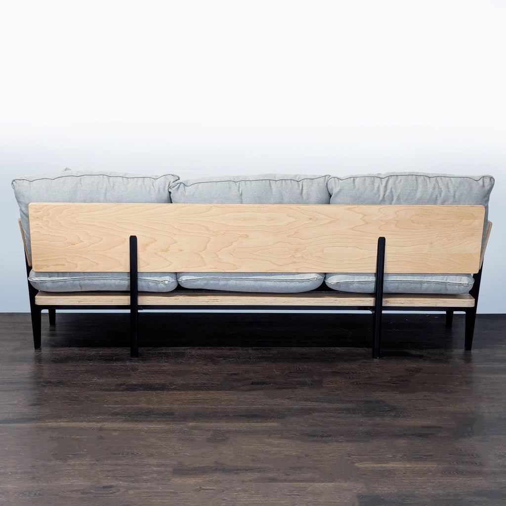 Floyd Home 3-Seat Modern Sofa with Light Gray Cushions