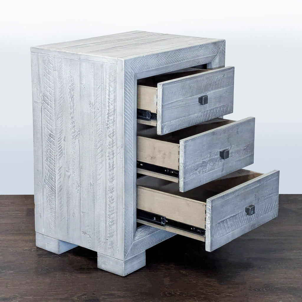 Dovetail Furniture Three Drawer Nightstand