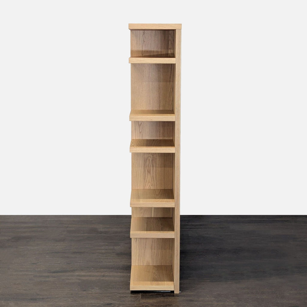 West Elm Wallace Modern Wooden Bookshelf with Open Shelving Design
