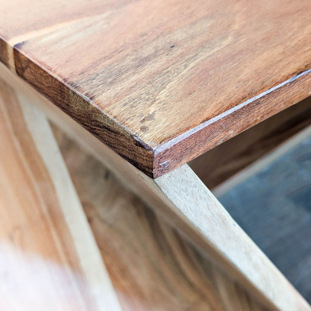 Twisted Wood Accent Table